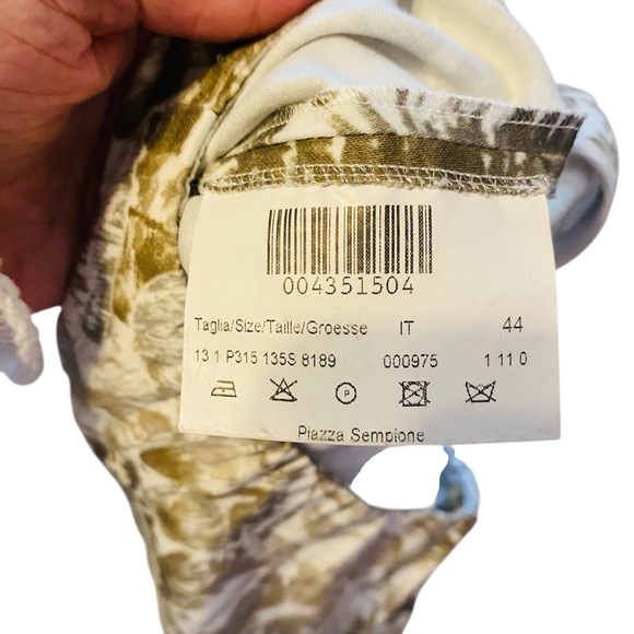 PIAZZA SEMPIONE Printed Audrey Capri Pants - Picture 5 of 8